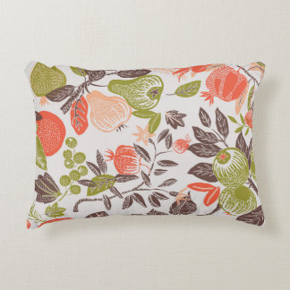 Herbstfrucht dekorative Fliesen Design. Dekokissen