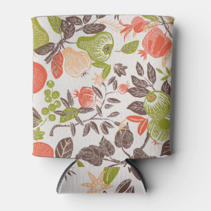 Herbstfrucht dekorative Fliesen Design. Dosenkühler