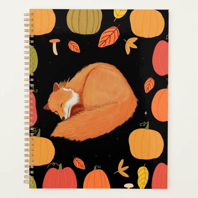 Herbstfuchs schlafend  planer (Vorderseite)