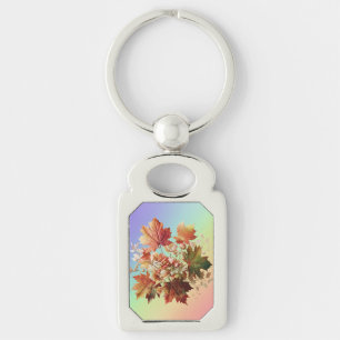 Herbstgänge und Blume im Herbst Bouquet Art Schlüsselanhänger