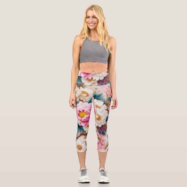 Herbstgärten Capri Leggings (Vorderseite)