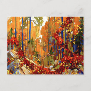 Herbstgarten, Kunst von Tom Thomson, Postkarte