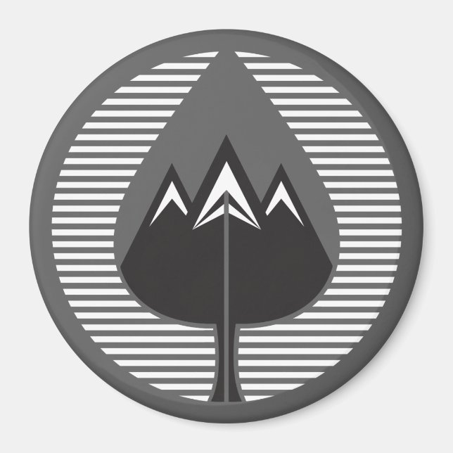 Herbstgebirge Magnet (Vorne)