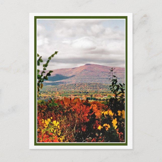 Herbstgebirgslandschaft Postkarte (Vorderseite)