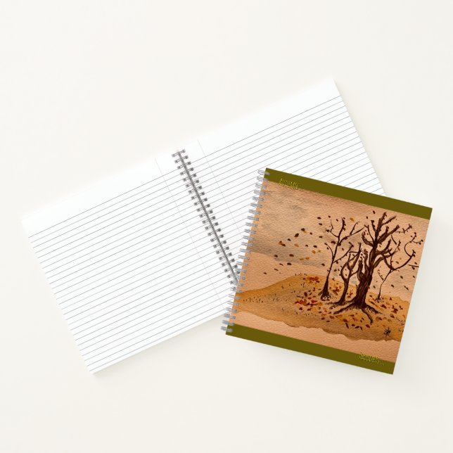 Herbstgedanken Notizbuch (Innenseite)