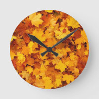 Herbstgelbe Ahornblätter