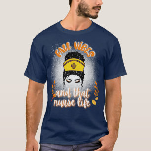 Herbstgestaltung für Krankenschwestern T-Shirt