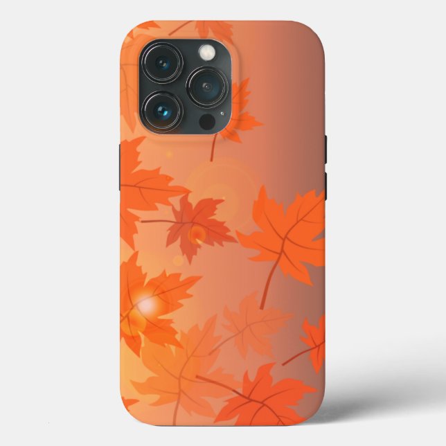 Herbstgestaltung mit Ahorn-Blätter und Bukett-Effe Case-Mate iPhone Hülle (Rückseite)