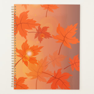 Herbstgestaltung mit Ahorn-Blätter und Bukett-Effe Planer