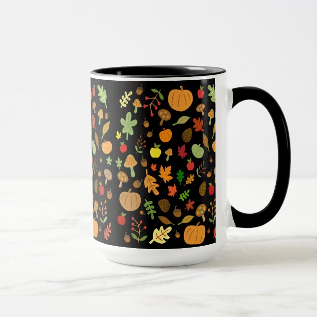 Herbstgestaltung Tasse (Rechts)