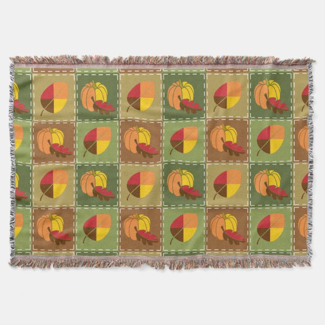 Herbstgesteppel Decke (Vorderseite)