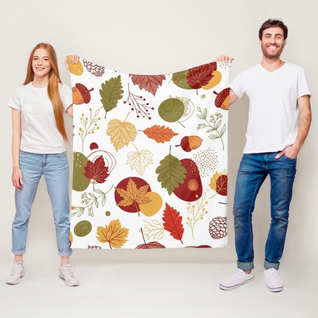 Herbstglanz, sanft und langsam fleecedecke (Beispiel)