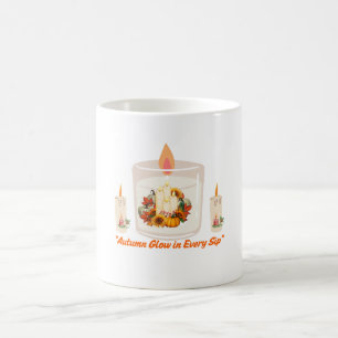 "Herbstglühen in jeder Sekunde - Cosy Fall Coffee  Kaffeetasse