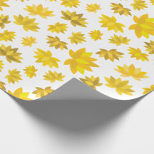 Herbstgoldene Blume Design fällt nahtlos