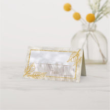 Herbstgoldkastanie-Blätter Tischnummer