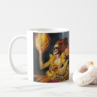 Herbstgöttin Kaffeetasse