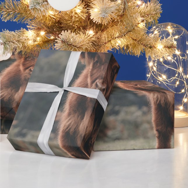 Herbstgrasfeld für Rinder Geschenkpapier (Feiertage)