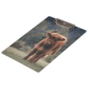 Herbstgrasfeld für Rinder Klemmbrett