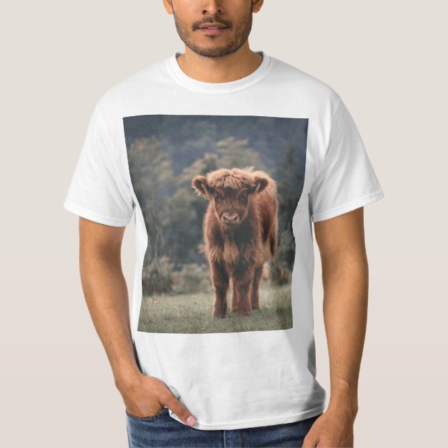 Herbstgrasfeld für Rinder T-Shirt (Vorderseite)