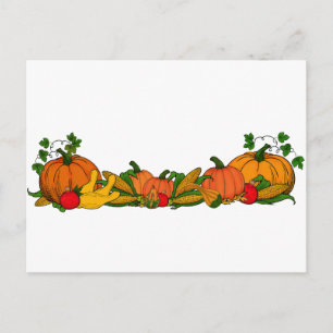 Herbstgrenze Postkarte
