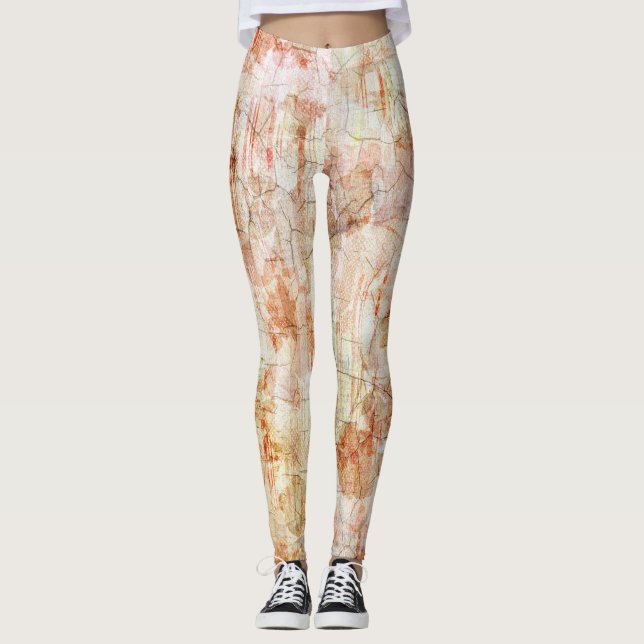 Herbstgrunge Leggings (Vorderseite)