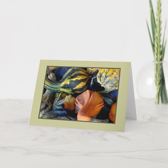 'Herbstgürtel' leere Grußkarte Karte (Vorderseite)