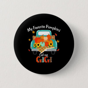 HerbstHalloween Fall Mein Lieblings-Kürbis ruft mi Button