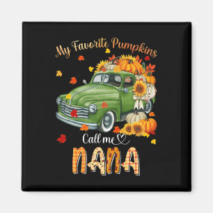 HerbstHalloween Fall Mein Lieblings-Kürbis ruft mi Magnet