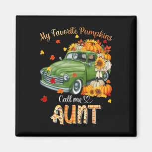 HerbstHalloween Fall Mein Lieblings-Kürbis ruft mi Magnet