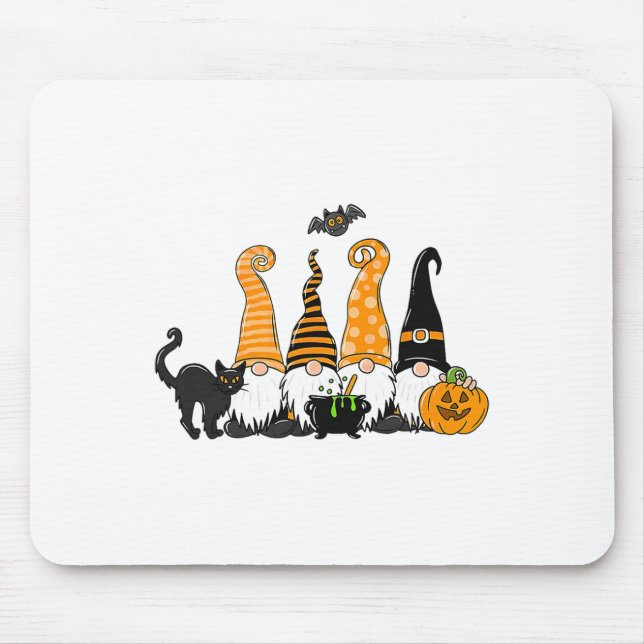 HerbstHalloween-Gnome Niedlicher Herbstpumpenfall  Mousepad (Vorne)