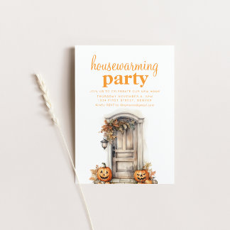 HerbstHalloween Party Einladung