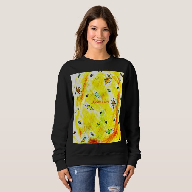 Herbsthauch (Herbst Baumhaus Sammlung) Sweatshirt (Vorne ganz)