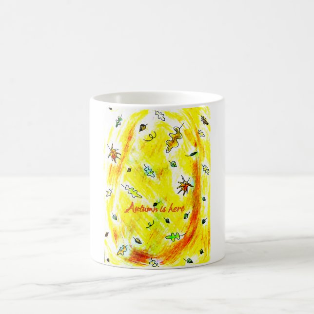 Herbsthauch (Herbstbaumhaus-Kollektion) Kaffeetasse (Mittel)