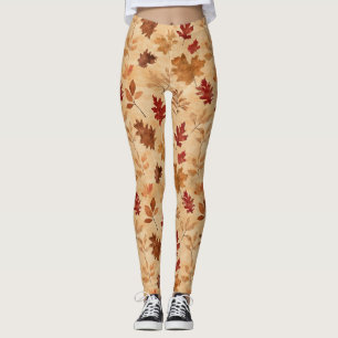 Herbsthauch - Herbstlaub in warmen Erdtönen 3 Leggings