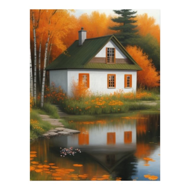 Herbsthaus Fotodruck (Vorne)