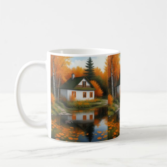 Herbsthaus Kaffeetasse (Links)