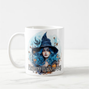 Herbsthexe   Frohe Halloween Kaffeetasse