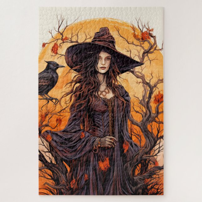 Herbsthexe | Frohes Halloween (Vertikal)