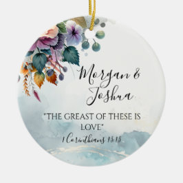 Herbsthochzeiten Keramik Ornament