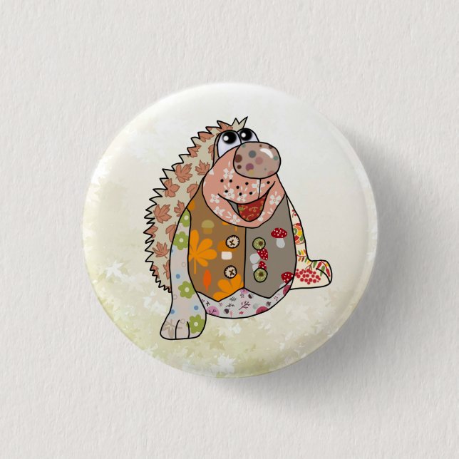 Herbstigel Button (Vorderseite)