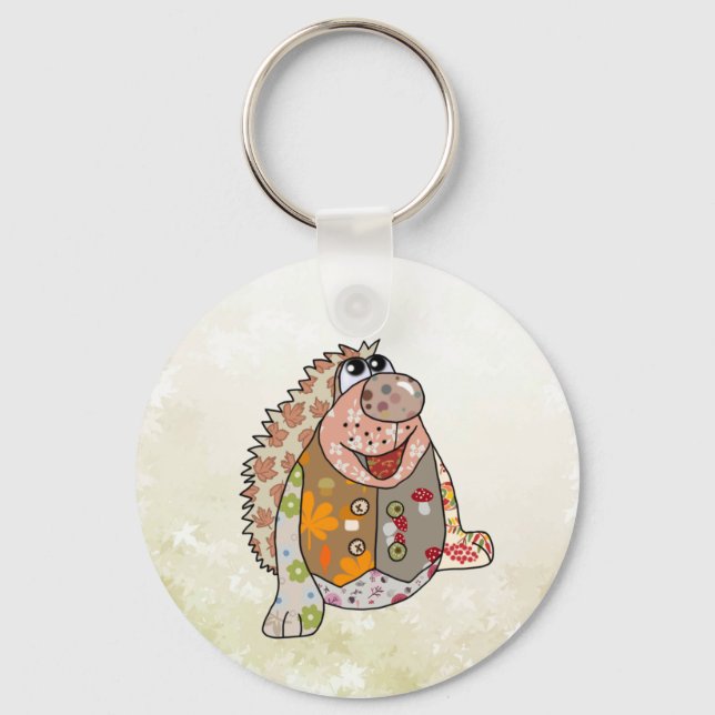 Herbstigel Schlüsselanhänger (Vorderseite)