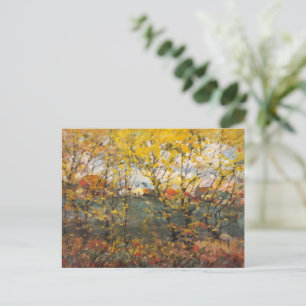 Herbstillustration Vintage berühmtes Gemälde Postkarte