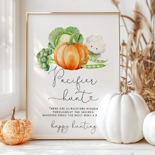 Herbstjagd auf Schnuller Poster