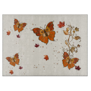 Herbstjuwelen Schneidebrett