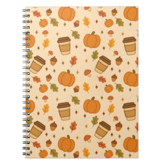 Herbstkaffee Notizblock