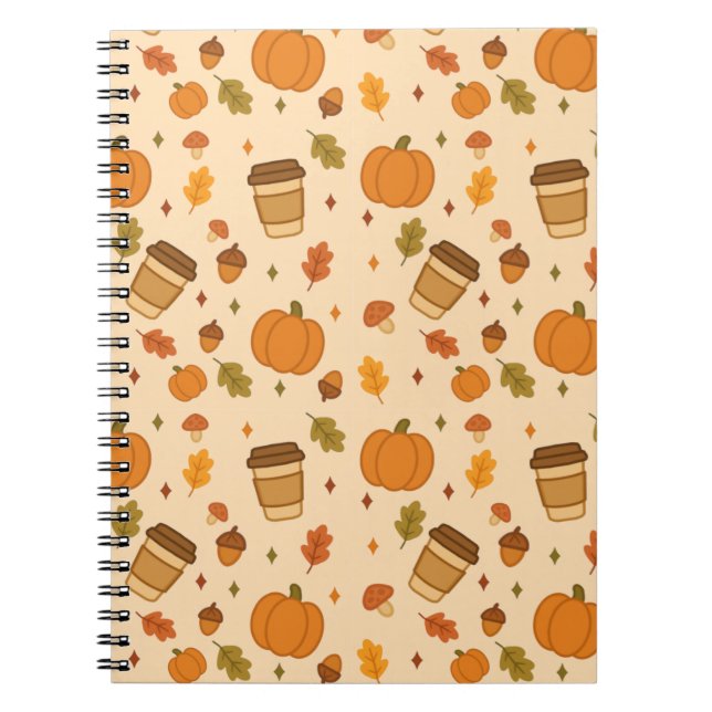Herbstkaffee Notizblock (Vorderseite)