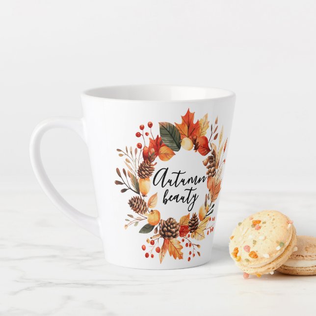 Herbstkaffee-Tasse Milchtasse (Beispiel)