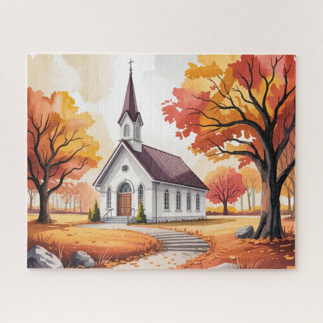 Herbstkapelle/Kirche (Horizontal)