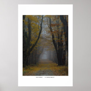 Herbstkathedrale Poster