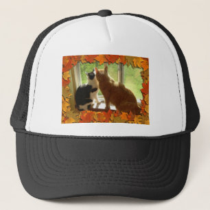 Herbstkatzen Truckerkappe